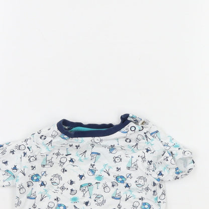 TU Baby White   Basic T-Shirt Size 6-9 Months