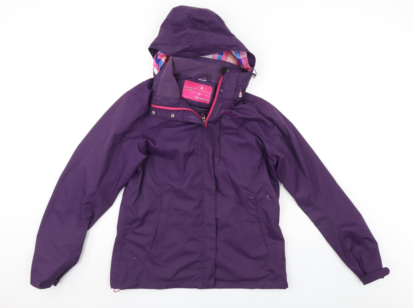 Quechua Womens Purple   Rain Coat Jacket
