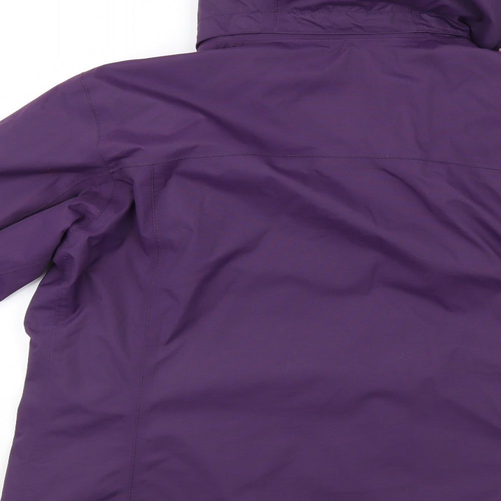 Quechua Womens Purple   Rain Coat Jacket