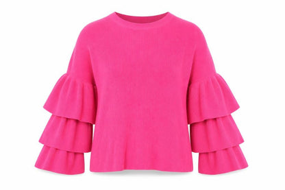Womens UK Size M Pimkie Pink Pullover Jumper