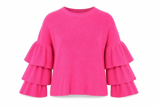 Womens UK Size M Pimkie Pink Pullover Jumper