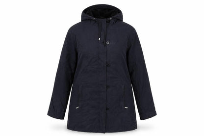 Womens UK Size S Per Una Black Anorak Coat