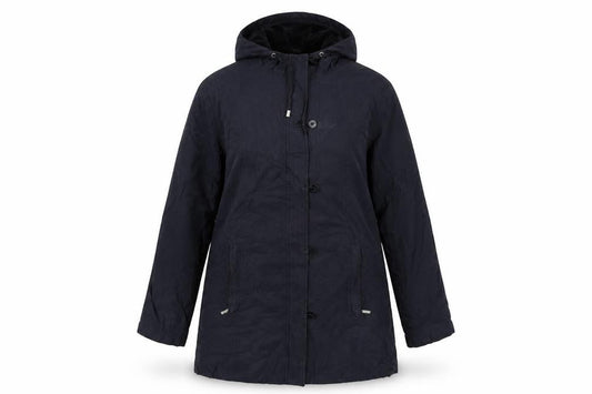 Womens UK Size S Per Una Black Anorak Coat