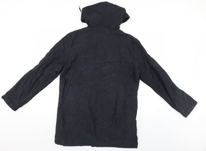 Womens UK Size S Per Una Black Anorak Coat