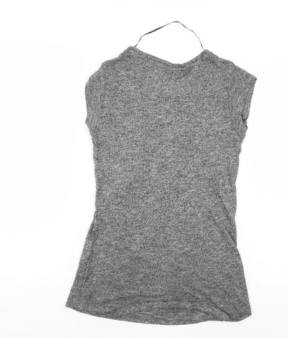Womens UK Size 6 Atmosphere Grey Basic T-Shirt