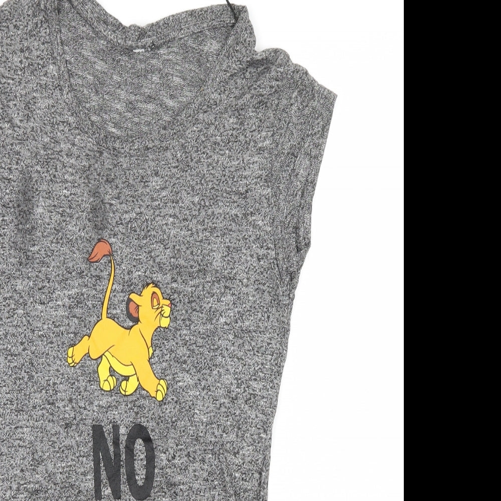 Womens UK Size 6 Atmosphere Grey Basic T-Shirt
