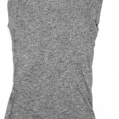 Womens UK Size 6 Atmosphere Grey Basic T-Shirt