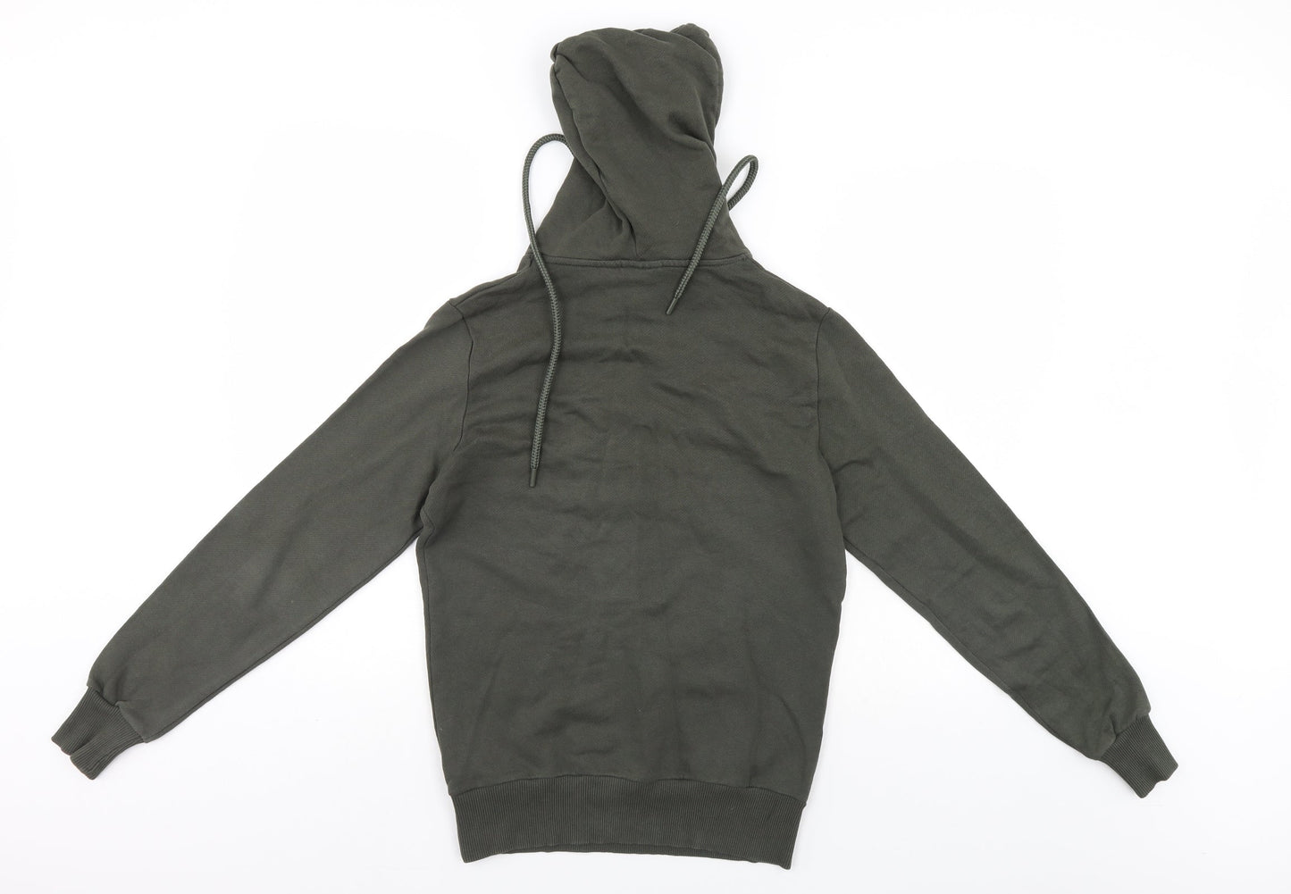 Purewhite Mens Green   Henley Hoodie Size XS