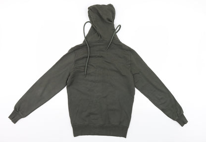 Purewhite Mens Green   Henley Hoodie Size XS