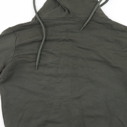 Purewhite Mens Green   Henley Hoodie Size XS