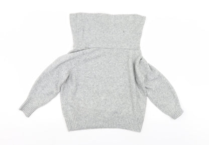 Womens UK Size XS H&M Grey Pullover Jumper