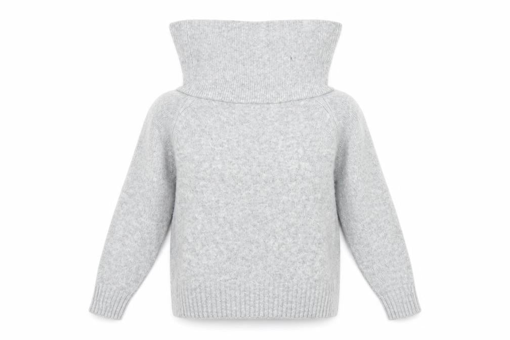 Womens UK Size XS H&M Grey Pullover Jumper