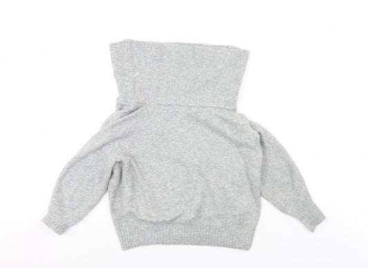 Womens UK Size XS H&M Grey Pullover Jumper