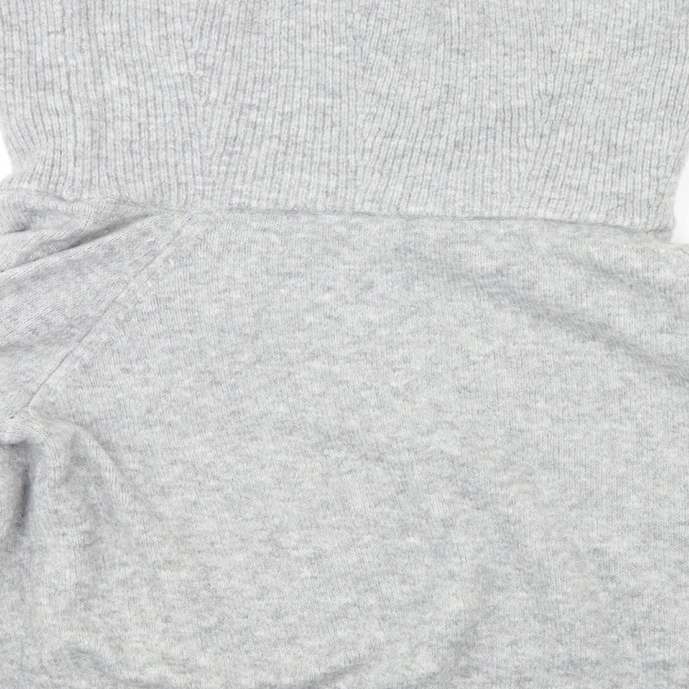 Womens UK Size XS H&M Grey Pullover Jumper