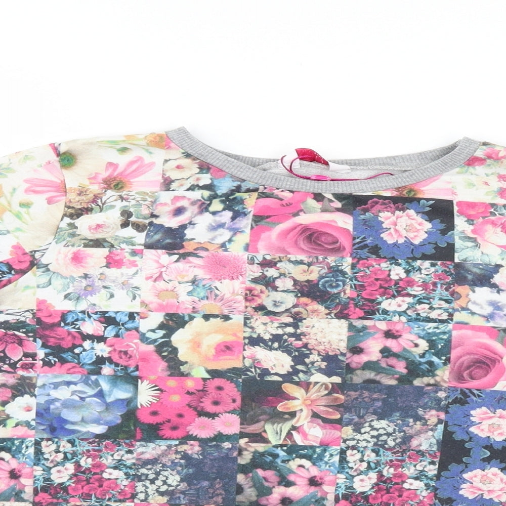 Kylie Girls Multicoloured Fair Isle  Pullover Sweatshirt Size 11-12 Years