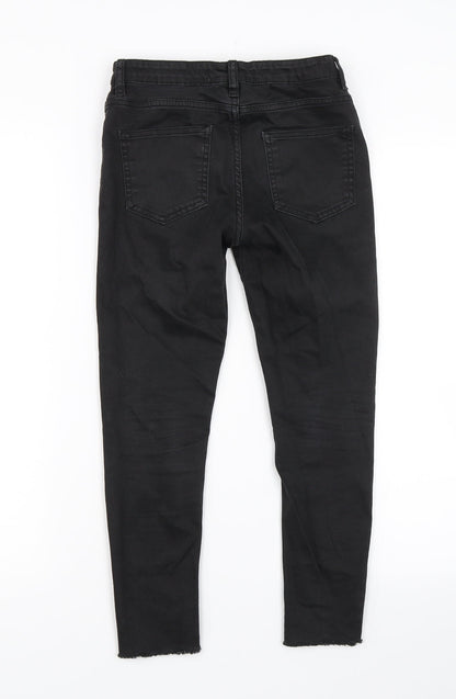 Denim & Co. Girls Black  Denim Skinny Jeans Size 8-9 Years