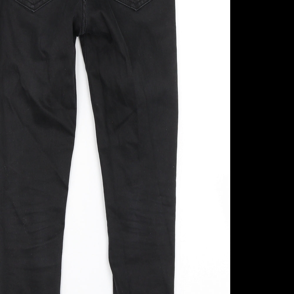 Denim & Co. Girls Black  Denim Skinny Jeans Size 8-9 Years