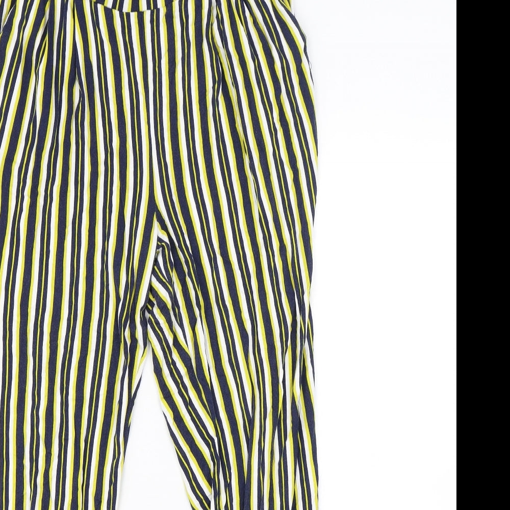 Womens UK Size 10 Papaya Regular Fit  Yellow Trousers