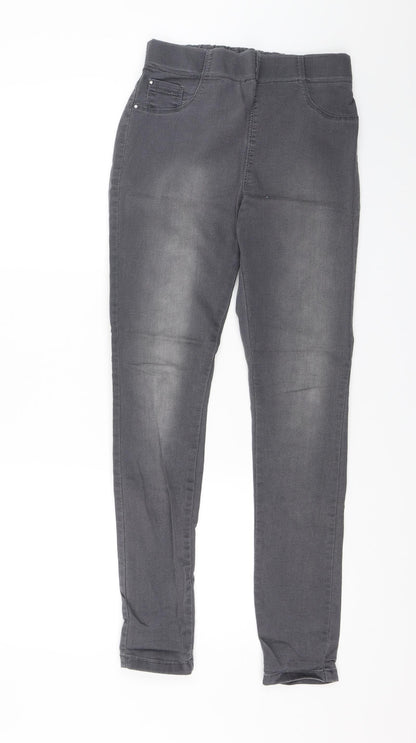 Womens UK Size 10 Papaya Regular Fit Jegging Grey Jeans