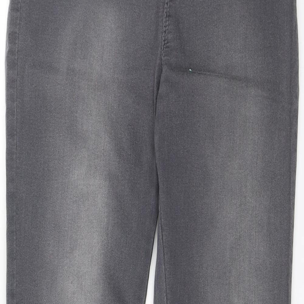 Womens UK Size 10 Papaya Regular Fit Jegging Grey Jeans