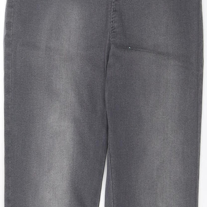 Womens UK Size 10 Papaya Regular Fit Jegging Grey Jeans
