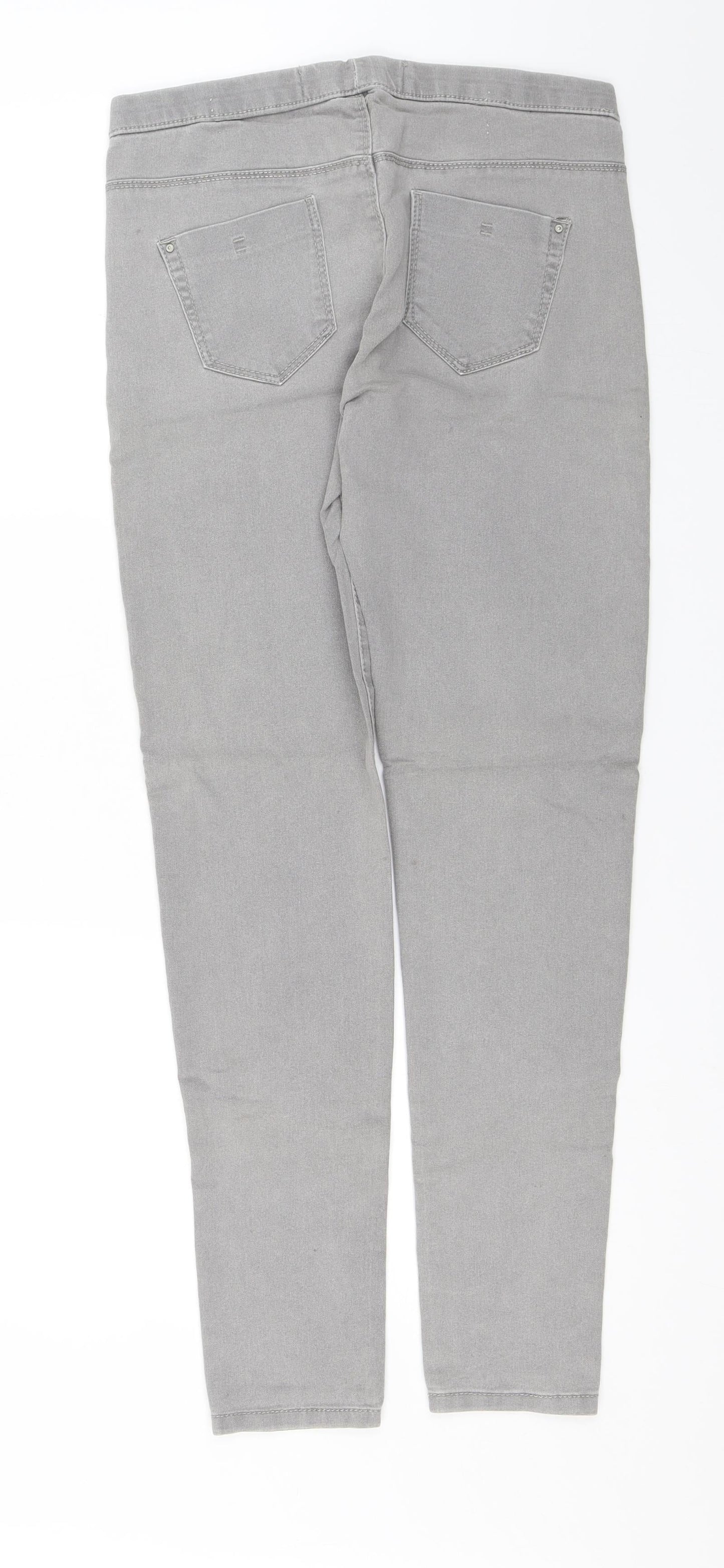 Denim & Co. Womens Grey   Jegging Jeans Size 10 L27 in