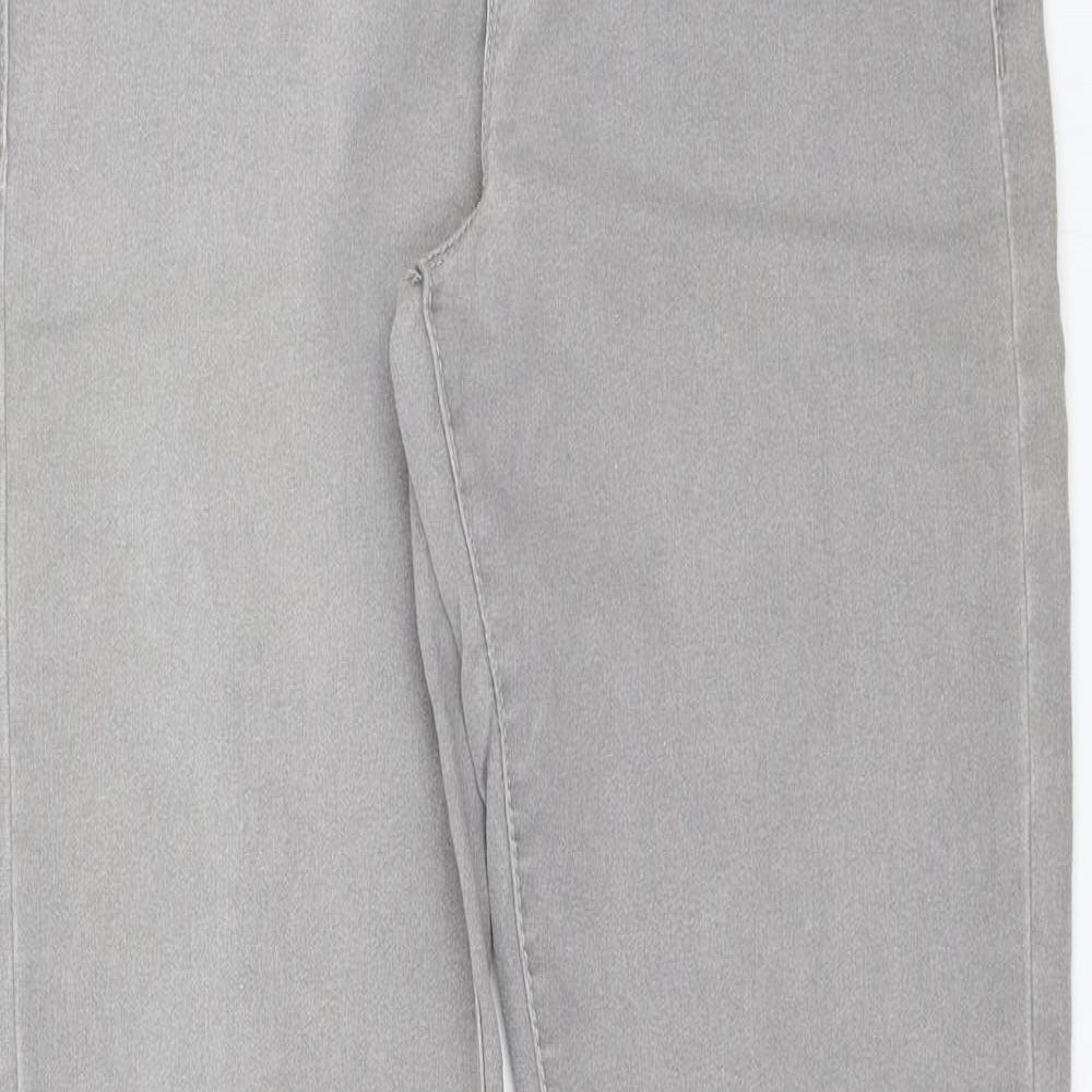 Denim & Co. Womens Grey   Jegging Jeans Size 10 L27 in