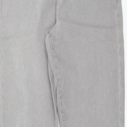 Denim & Co. Womens Grey   Jegging Jeans Size 10 L27 in