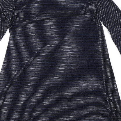 Miss Selfridge Womens Blue Striped  Jumper Dress  Size 8