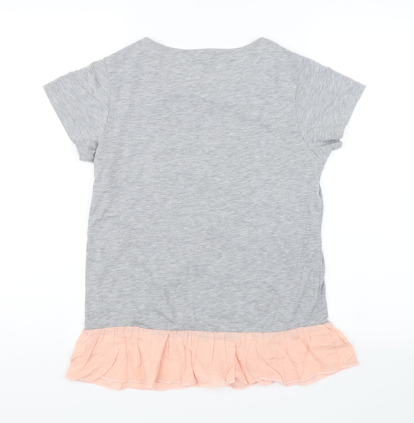 Papaya Womens Grey   Basic T-Shirt Size 8