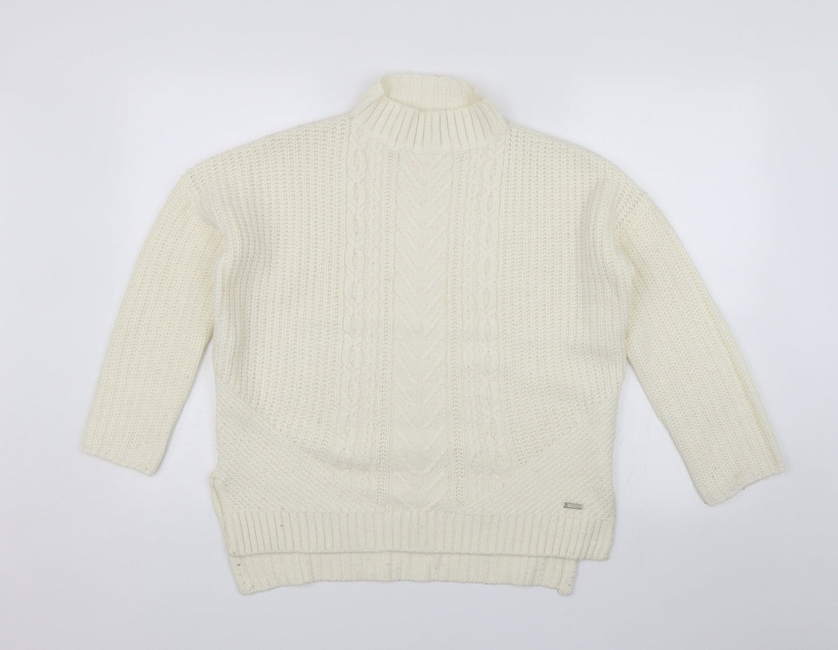 House Womens White   Pullover Jumper Size XS
