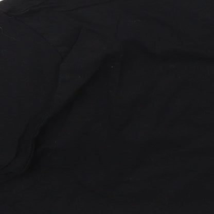 F&F Womens Black   Cropped T-Shirt Size S