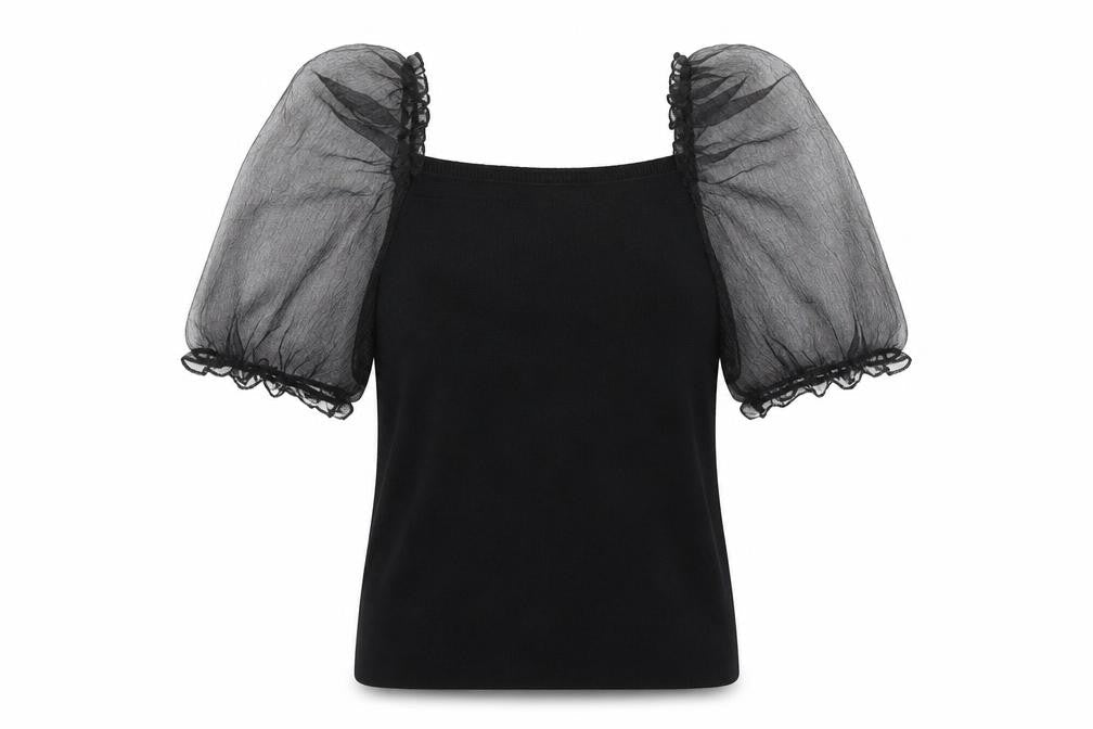 Flamant Rose Womens Black   Basic Blouse Size S