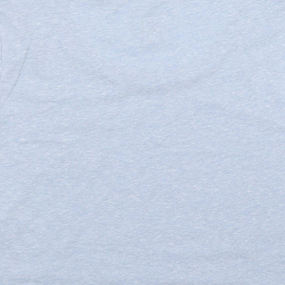 Womens UK Size 8 Jack Wills Blue Cropped T-Shirt