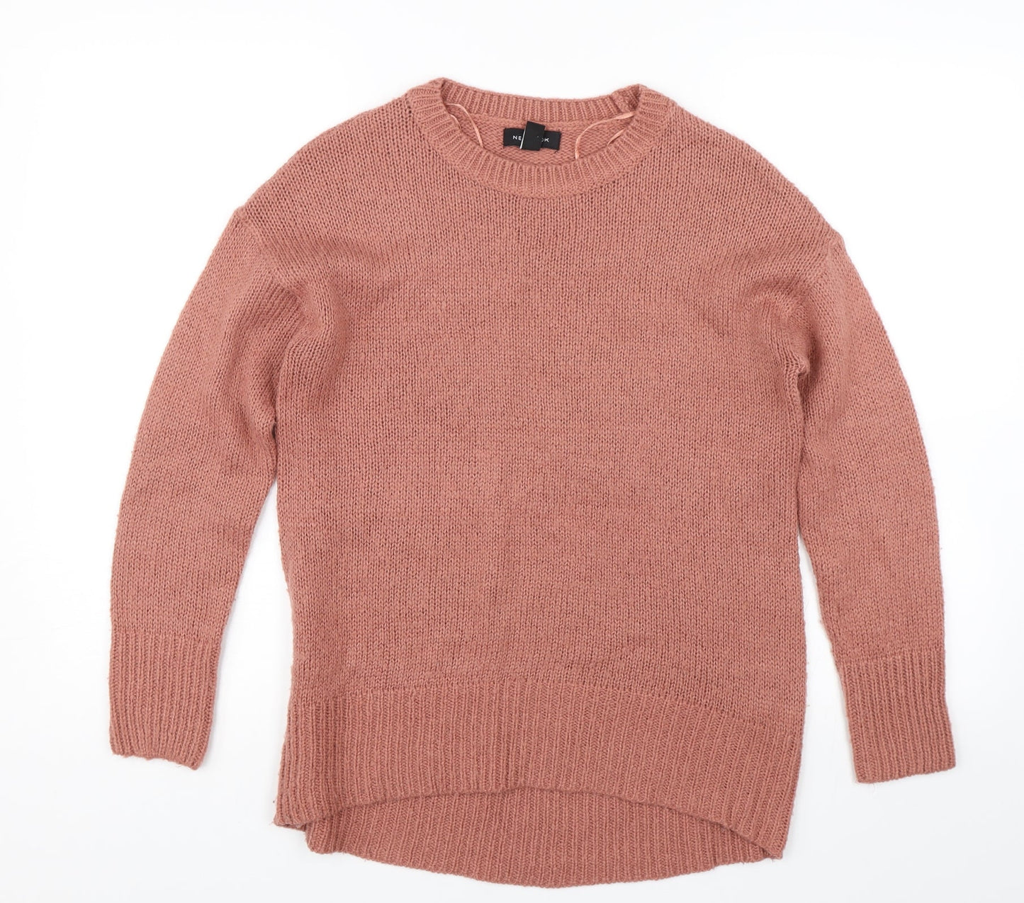 Womens UK Size S New Look Pink Pullover Jumper