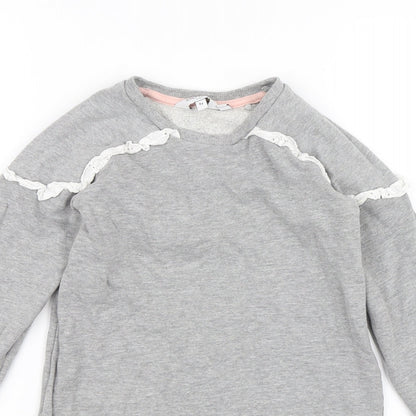 Outfit Kids Girls Grey   Pullover Jumper Size 6 Years