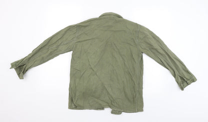 Womens UK Size 6 Topshop Green Cardigan Jumper