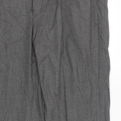 Womens UK Size 38 Preworn Regular Fit  Grey Trousers