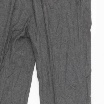 Womens UK Size 38 Preworn Regular Fit  Grey Trousers