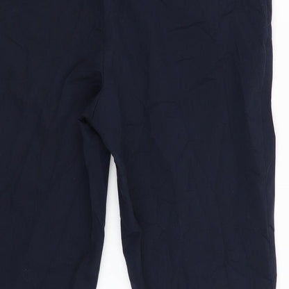 Womens UK Size 10 Dorothy Perkins Regular Fit  Blue Trousers