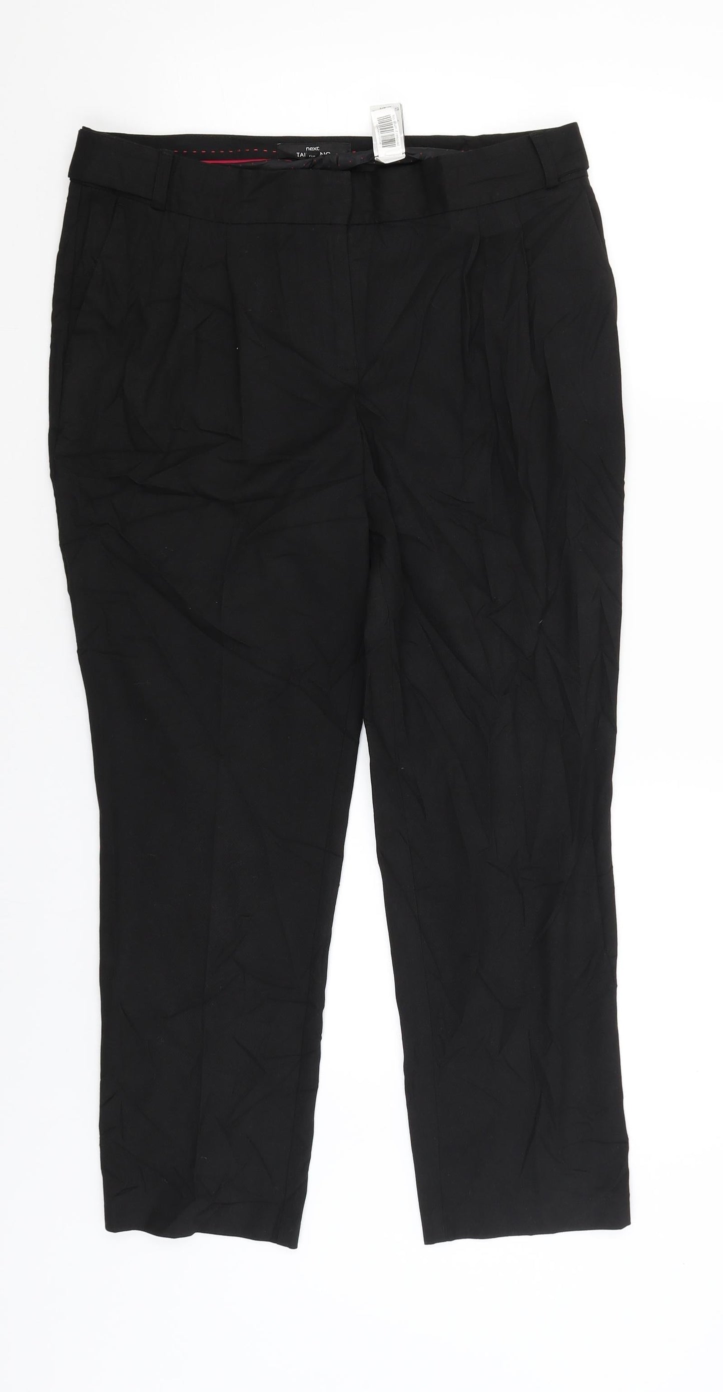 Womens UK Size 10 NEXT Regular Fit  Black Trousers