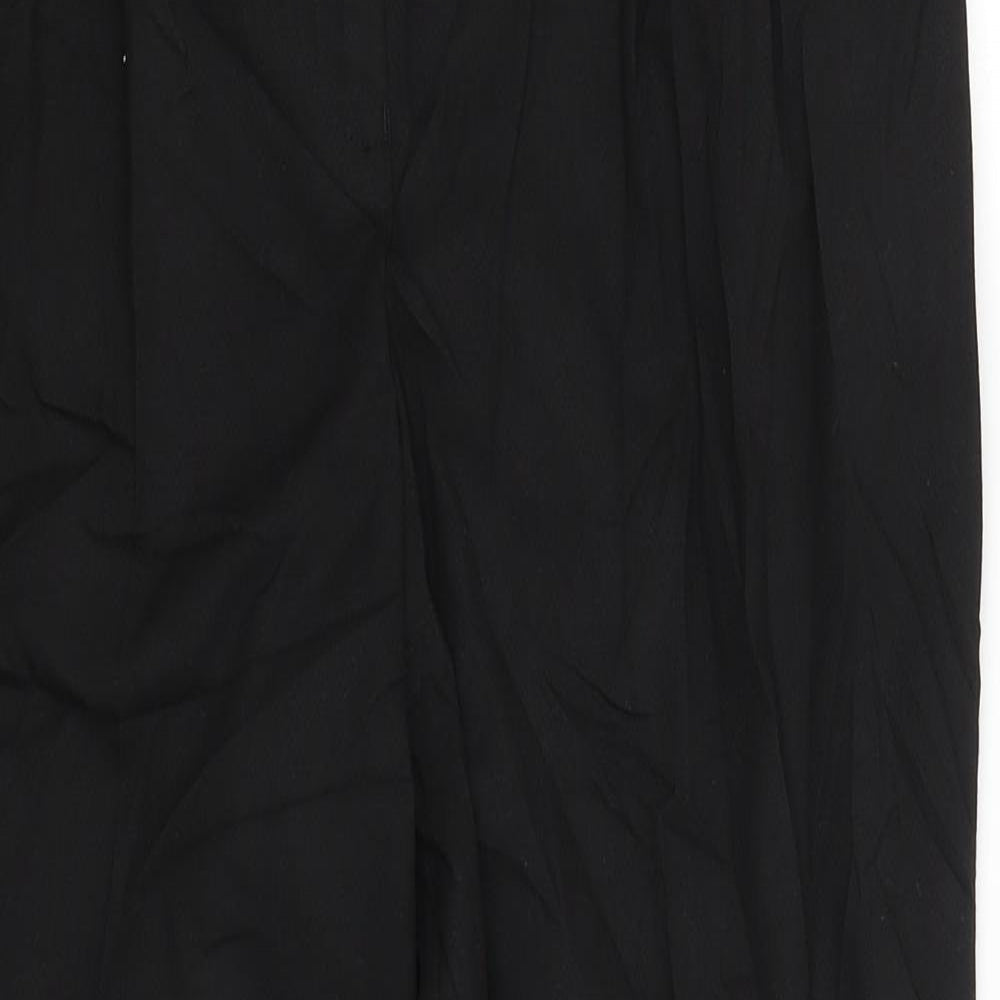 Womens UK Size 10 NEXT Regular Fit  Black Trousers
