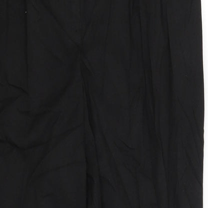 Womens UK Size 10 NEXT Regular Fit  Black Trousers