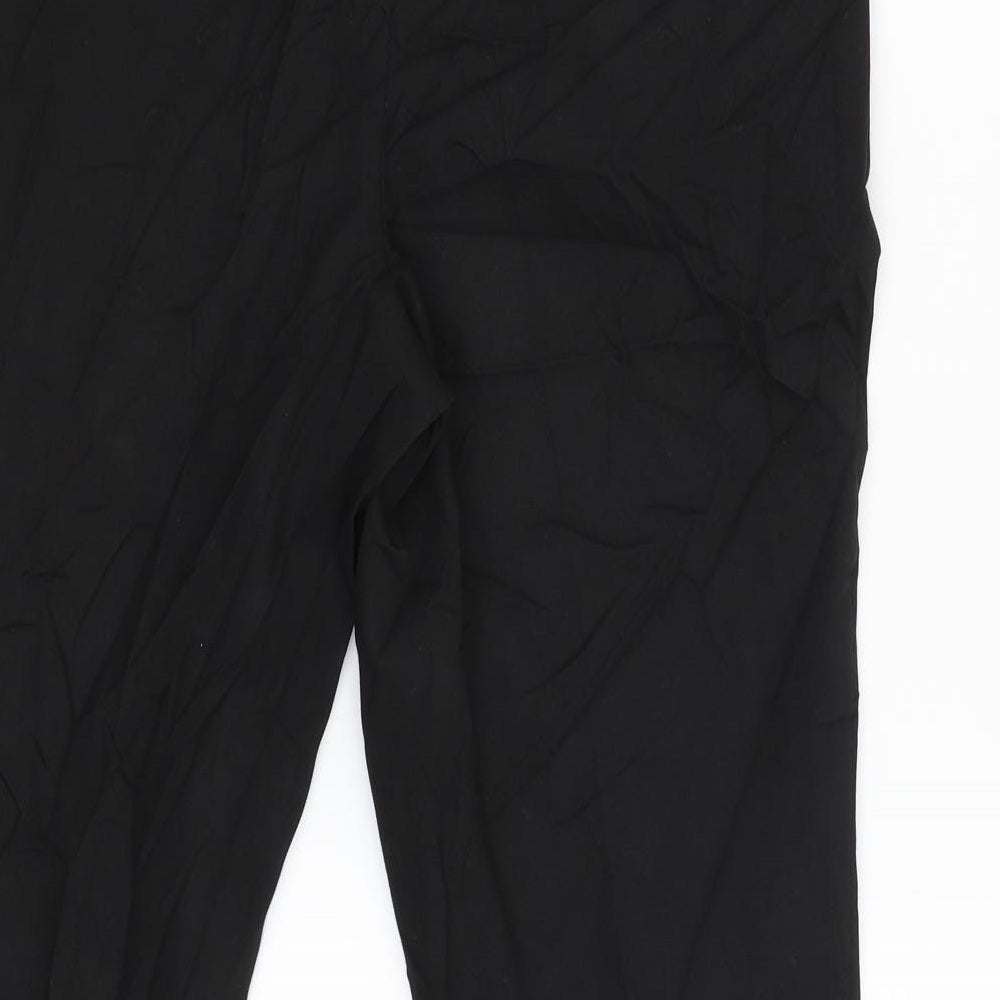 Womens UK Size 10 NEXT Regular Fit  Black Trousers