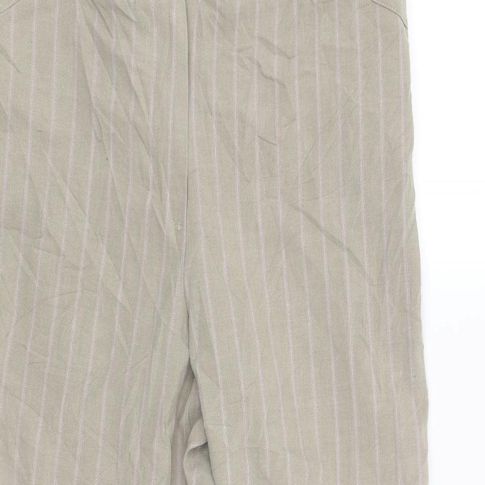 Womens UK Size 22 Preworn Regular Fit  Beige Trousers
