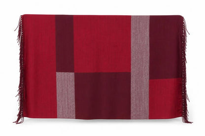 Preworn Womens Red Check   Shawl/Wrap