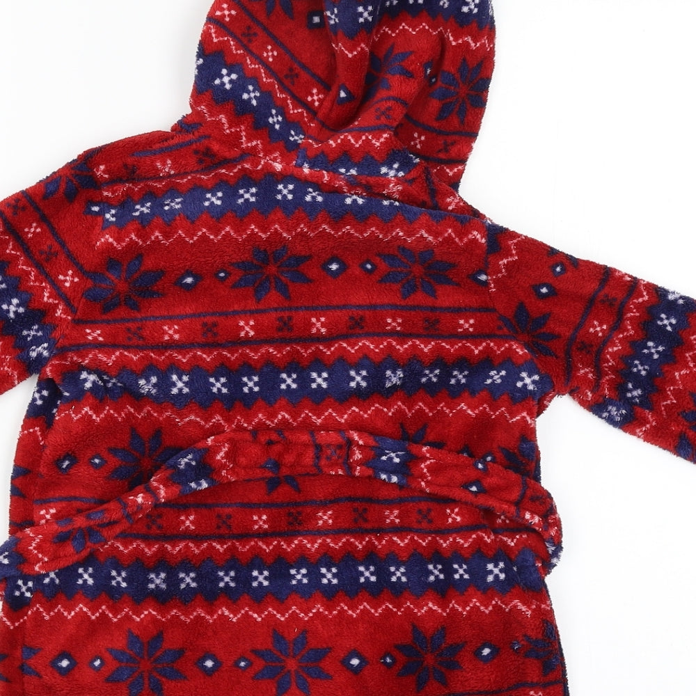 John Lewis Boys Red Solid   Gown Size 2 Years