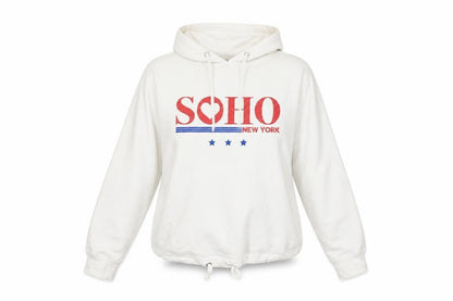 New Look Womens White   Pullover Hoodie Size 8
