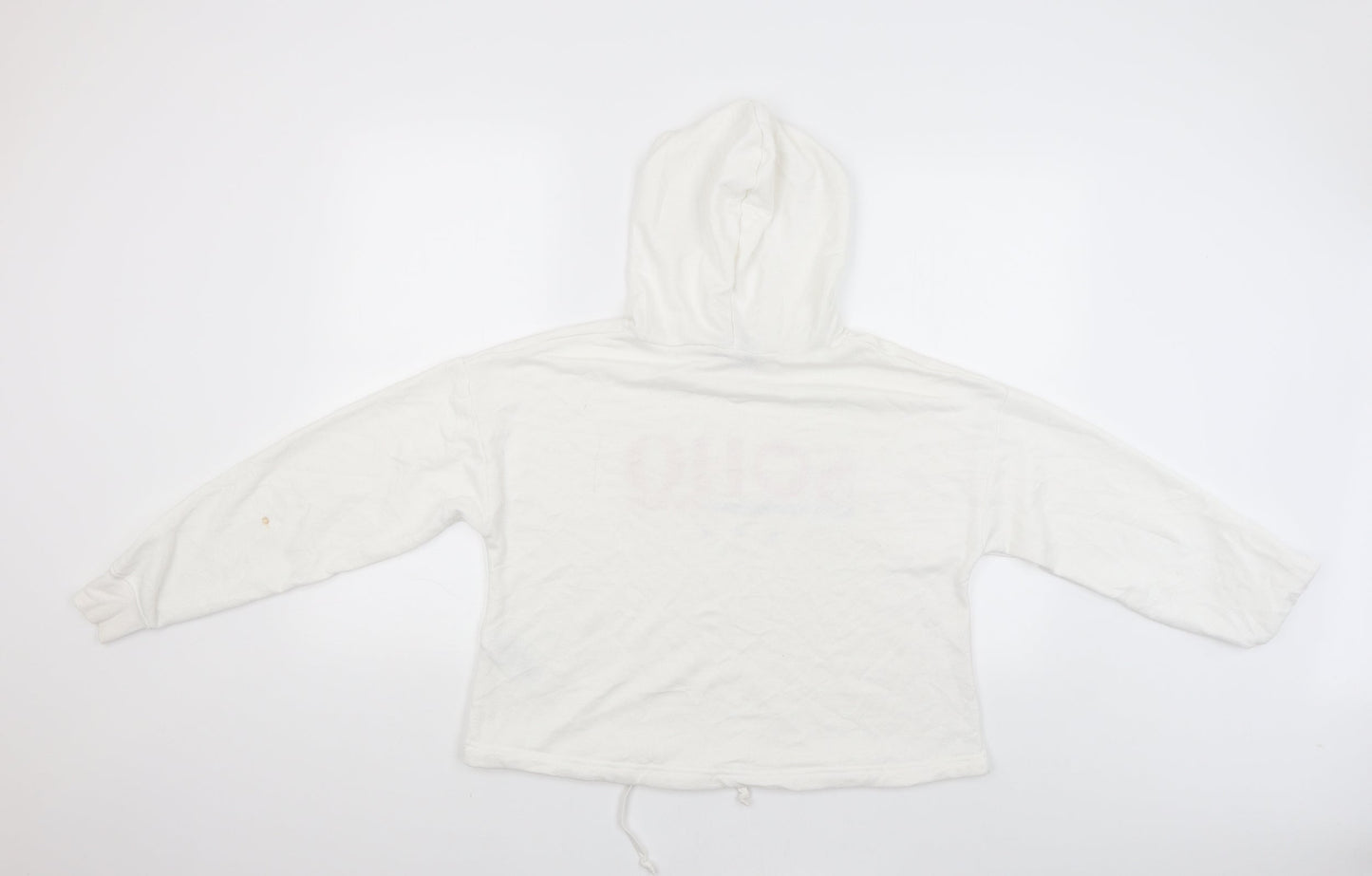 New Look Womens White   Pullover Hoodie Size 8