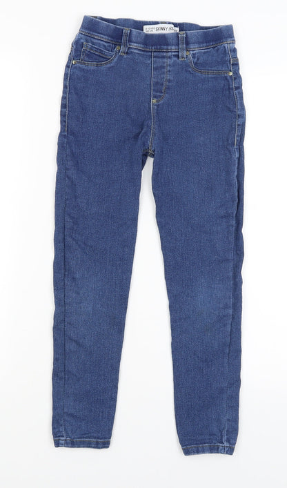 Denim & Co. Girls Blue   Skinny Jeans Size 9-10 Years